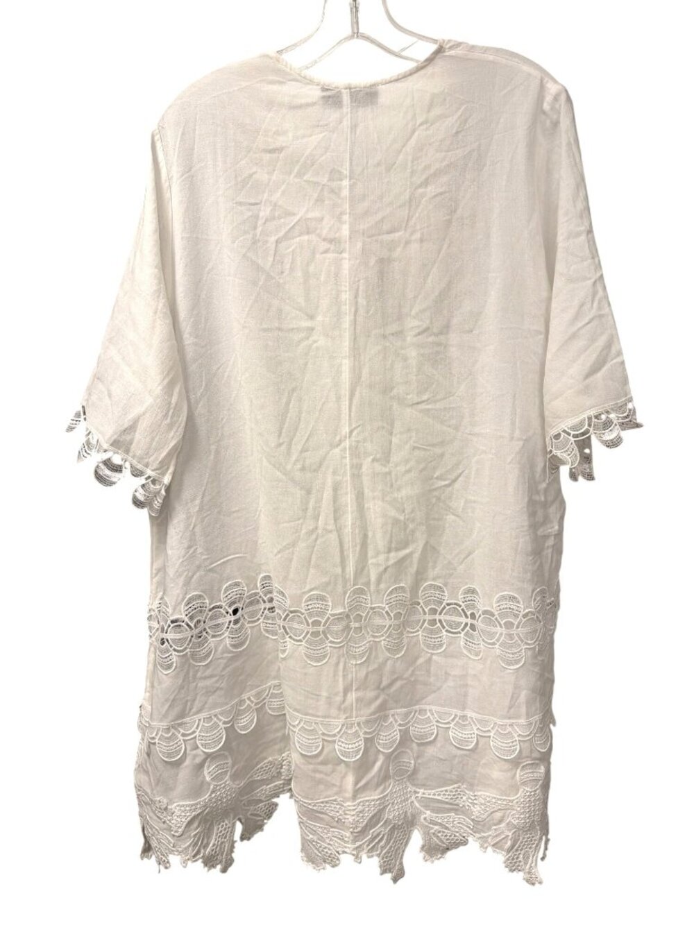 Reiss Etta Embroidered Coverup Swimwear Beach Dress Size 8 New - Picture 8 of 9